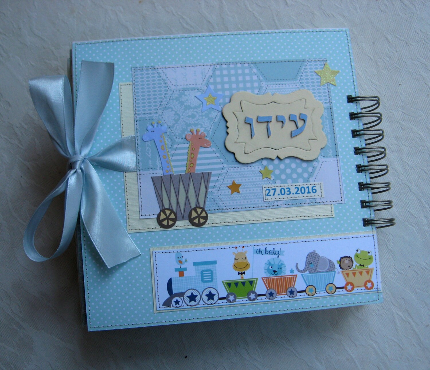 Baby Album Personalised Baby Boy Photo Album Baby's Etsy