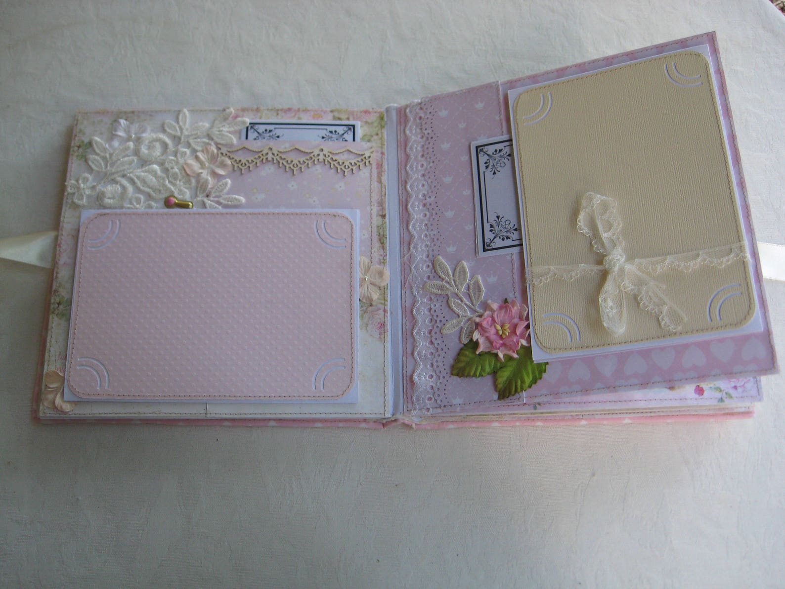 Baby Scrapbook Album, Personalised Baby Girl Scrapbook Photo Album,girl