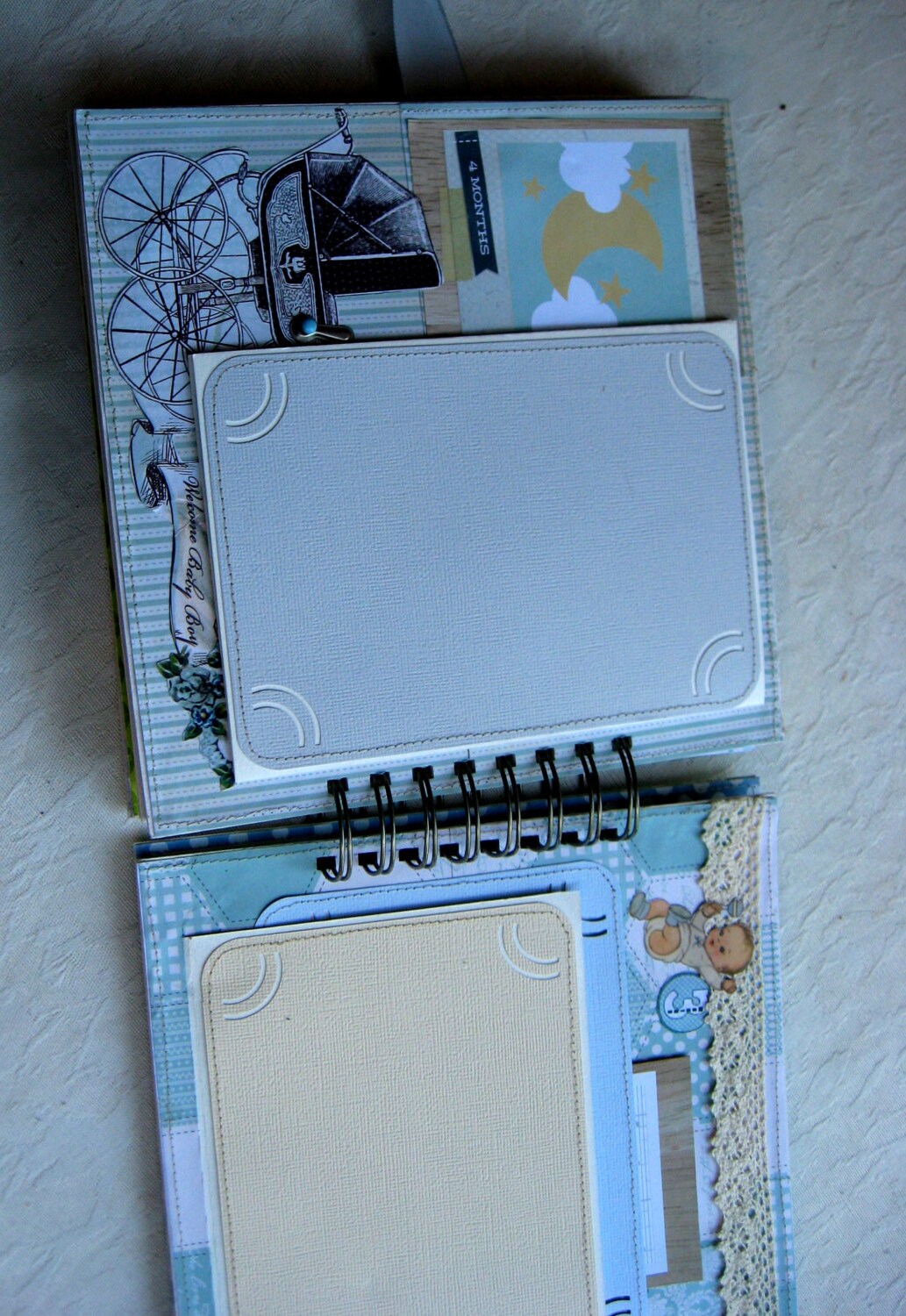 Baby Album Personalised Baby Boy Photo Album Baby's Etsy