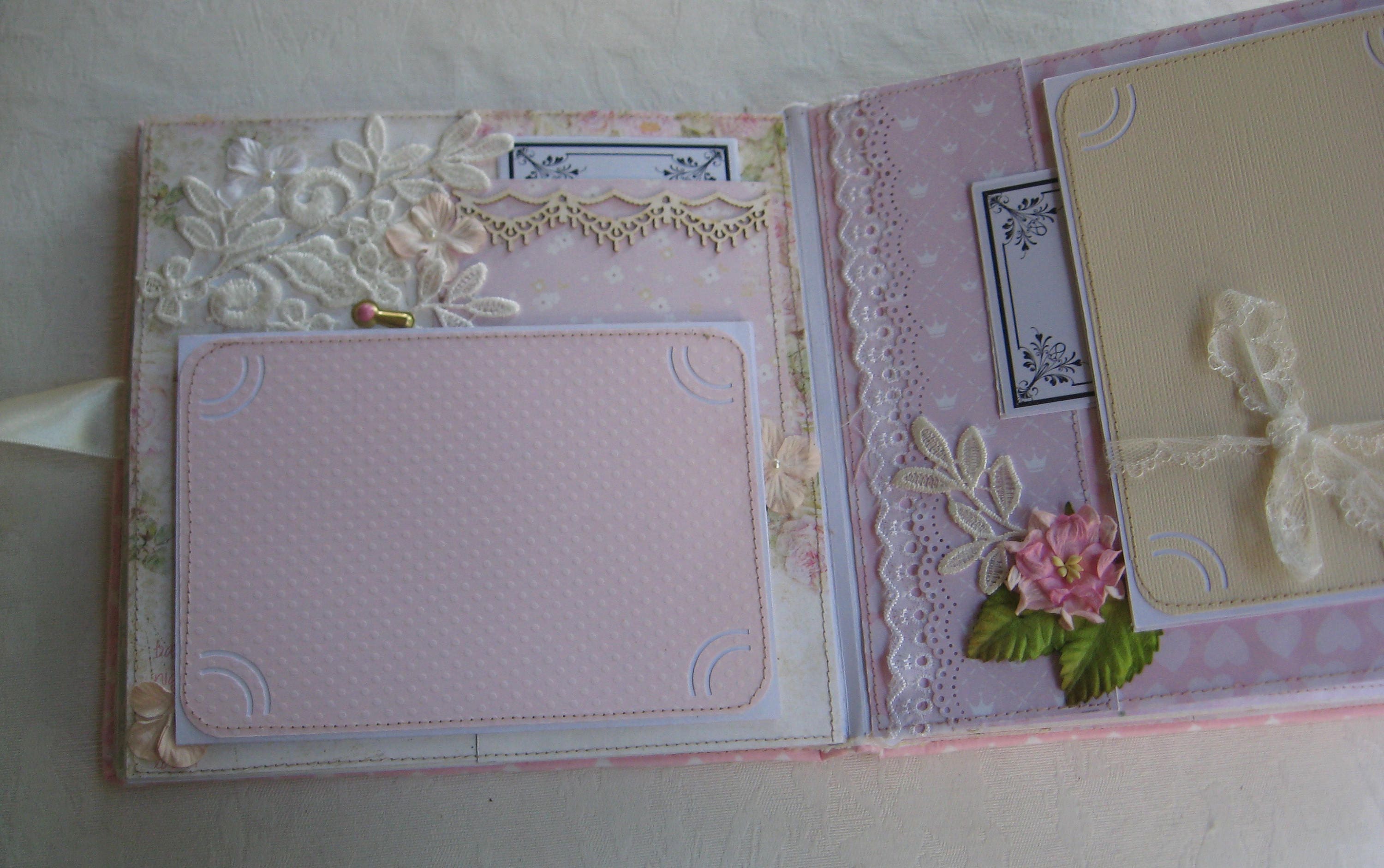 Baby Scrapbook Album, Personalised Baby Girl Scrapbook Photo Album,girl