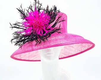 Kentucky Derby Hat, Del Mar Hat, Royal Ascot Hat, Derby Hat, Sinamay Hat