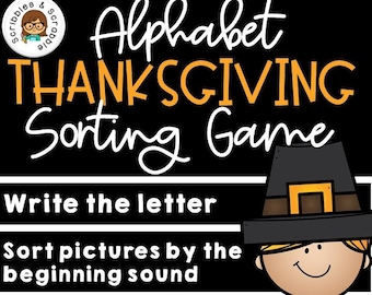 Thanksgiving Beginning Sounds