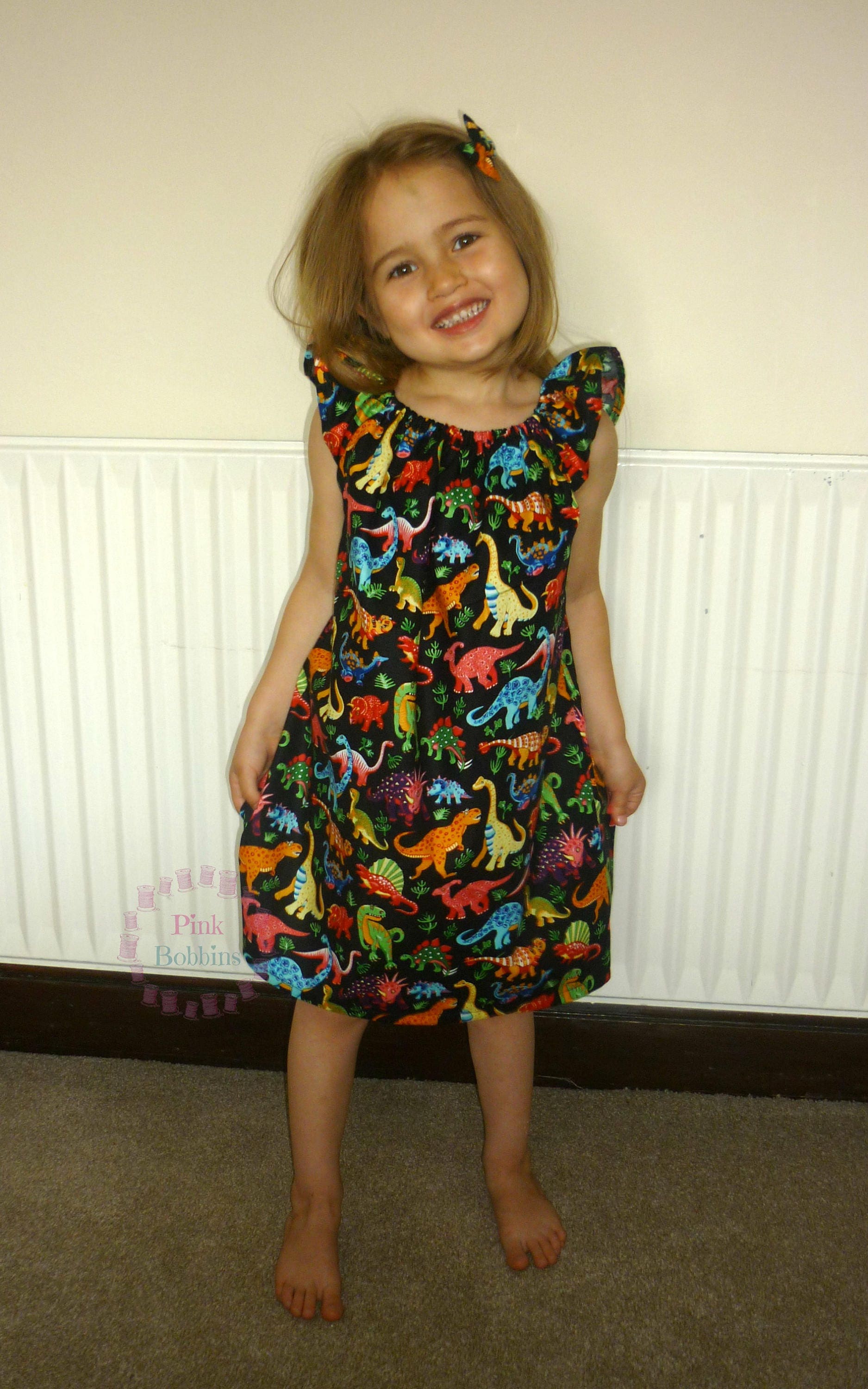 dinosaur summer dress