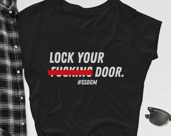 Lock Your Doors-T-shirt: True Crime MFM-shirt