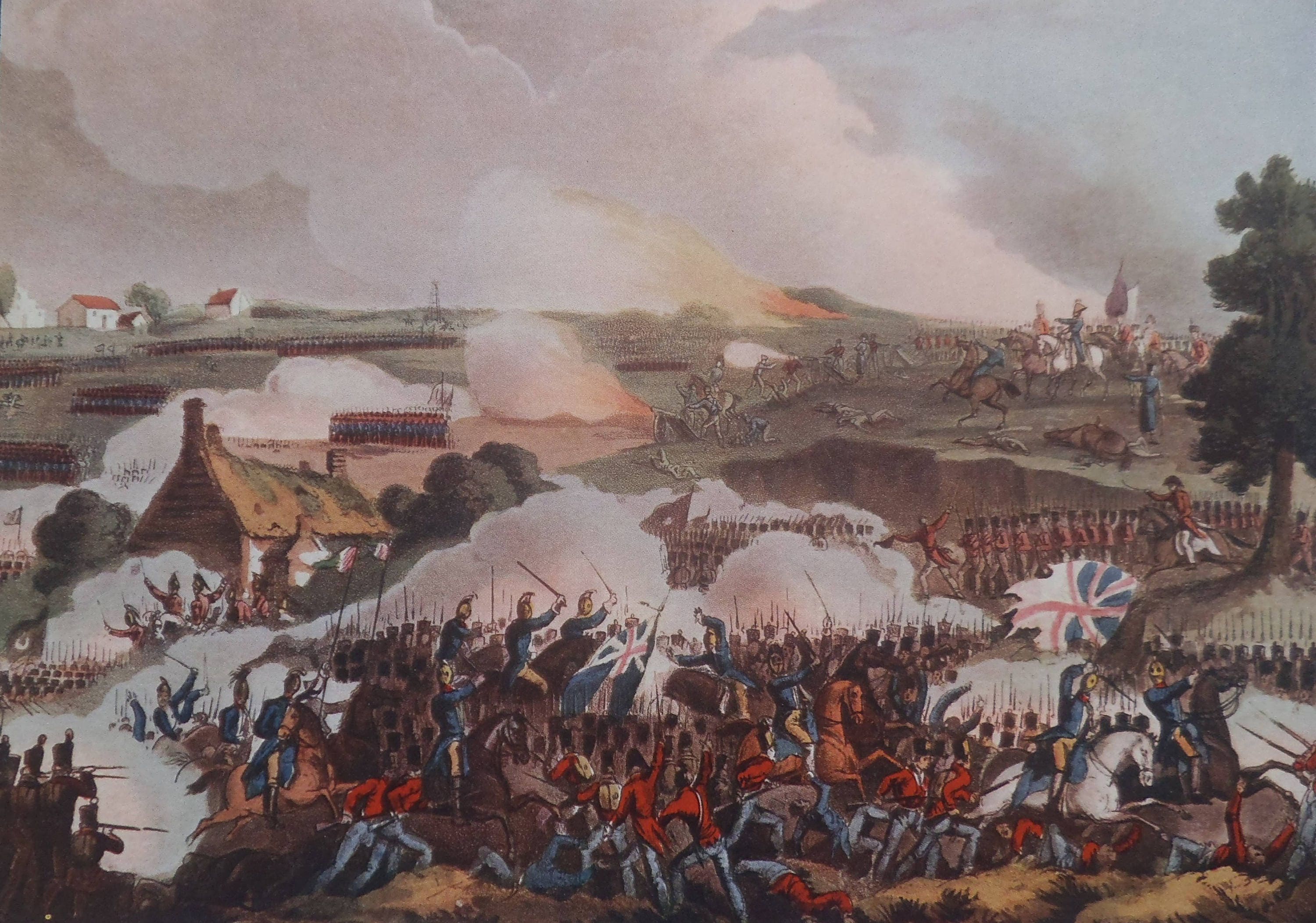 Premium Canvas Art Print of Jan Willem Pieneman The Battle of Waterloo