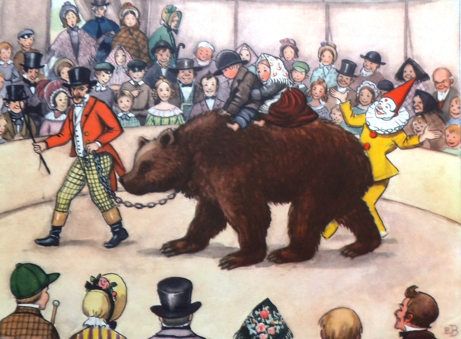 Elsa Beskow Original Vintage Print From 1950 Children at the - Etsy