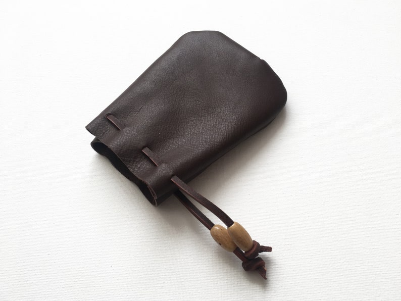 Medieval Leather Coins Bag Wedding Ring Holder Coins Pouch Etsy