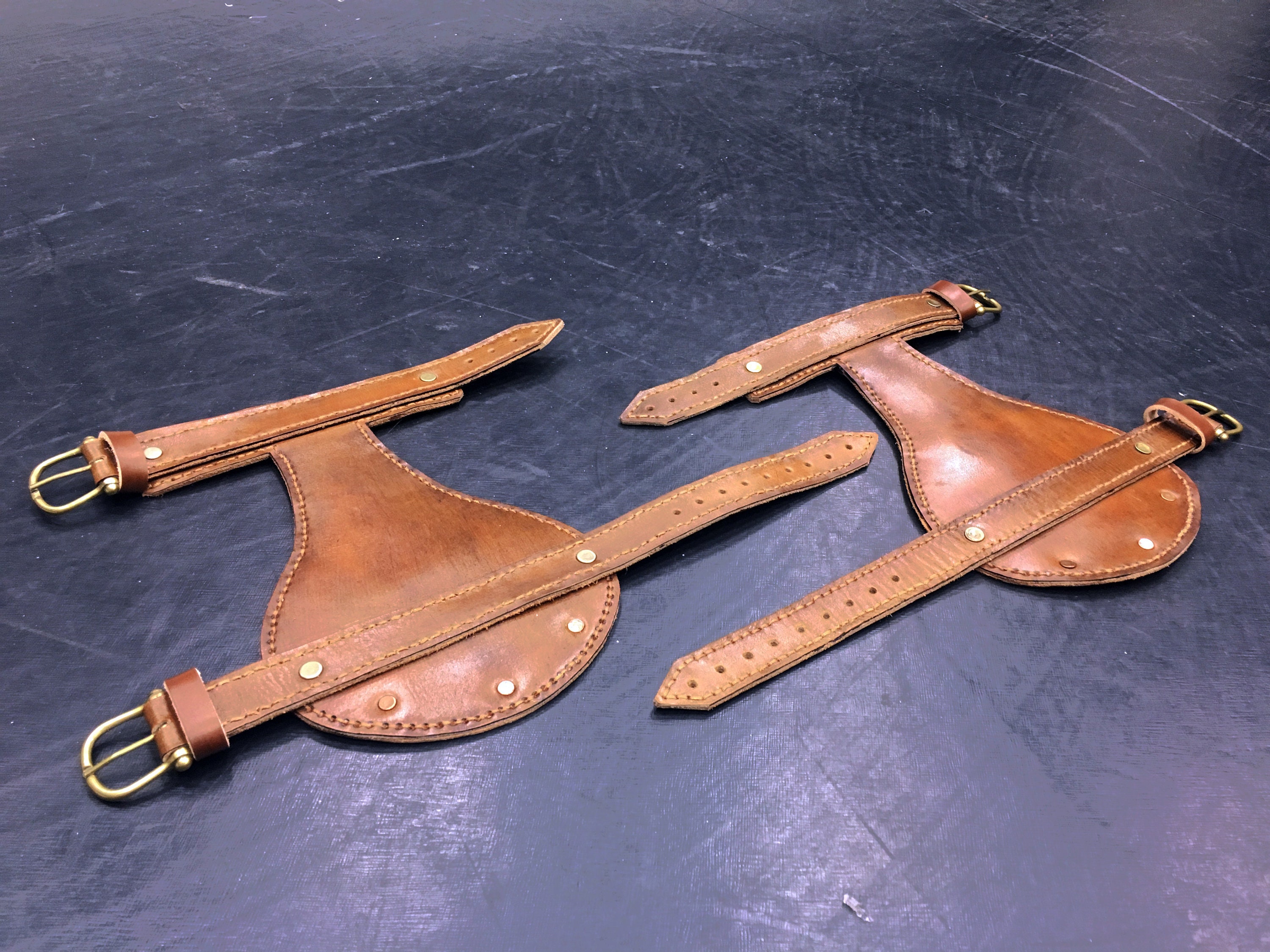 Gladiator leather handgurad / Leather handgurad/ armory Etsy