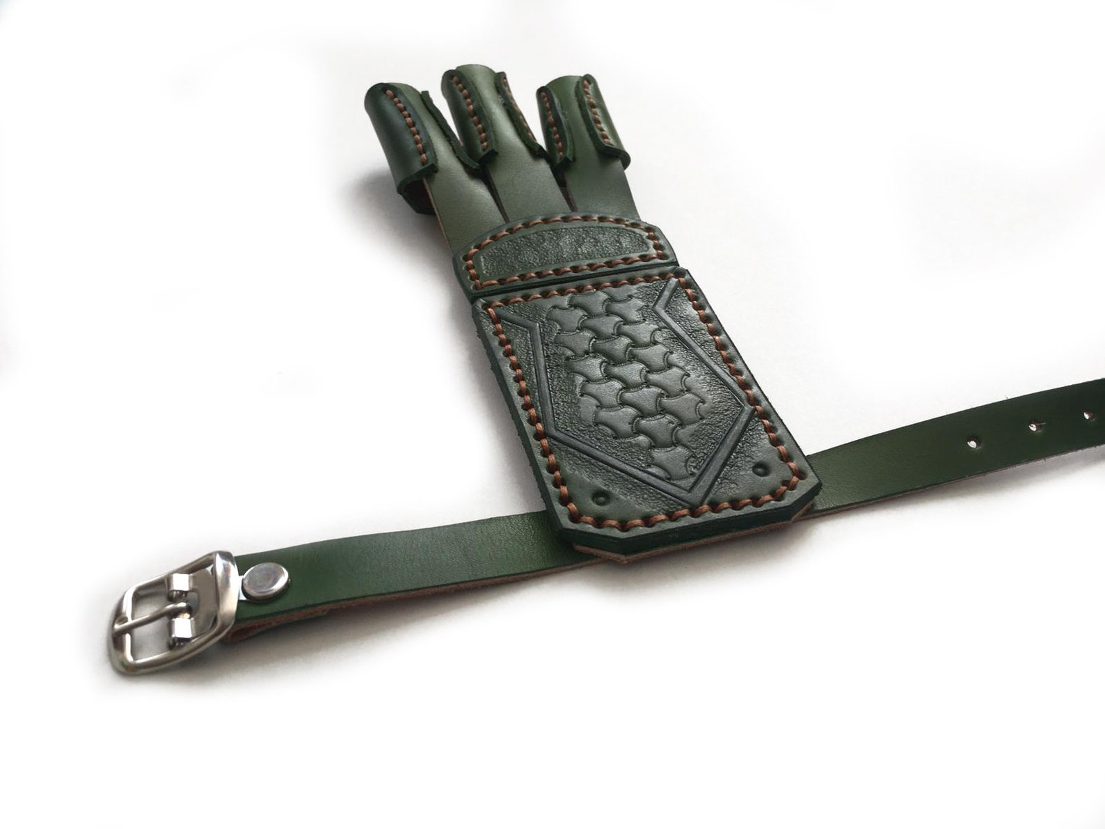 Leather Archery Glove / Archery Accessories / Archery Glove / Etsy