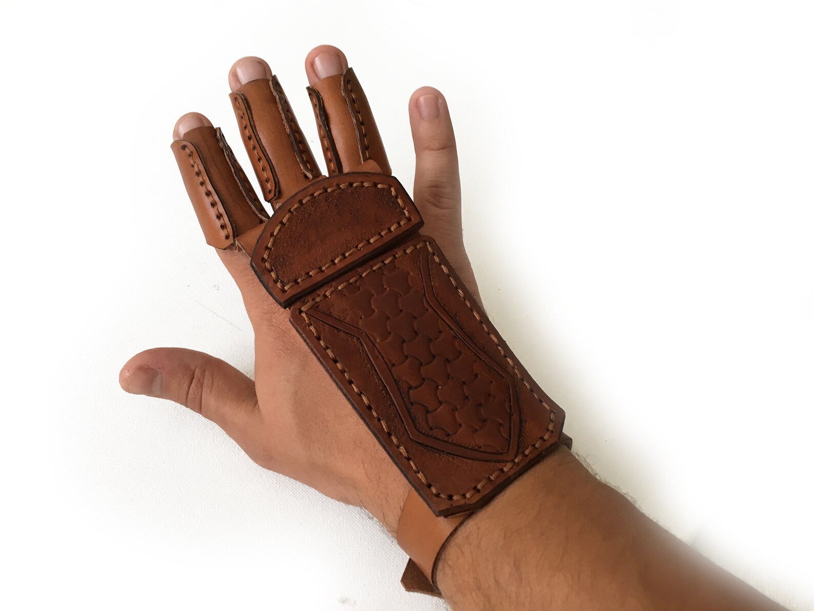 Leather Archery Glove / Archery Accessories / Archery Glove / Etsy