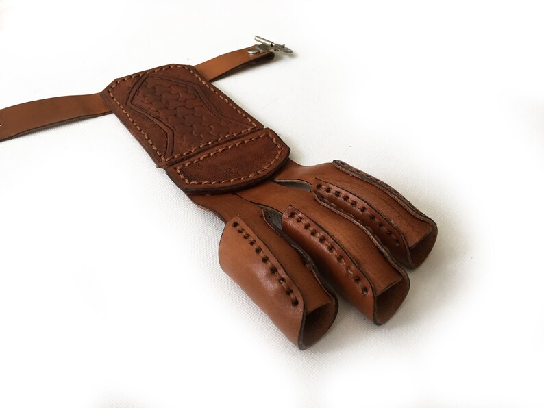 Leather Archery Glove / Archery Accessories / Archery Glove / Etsy