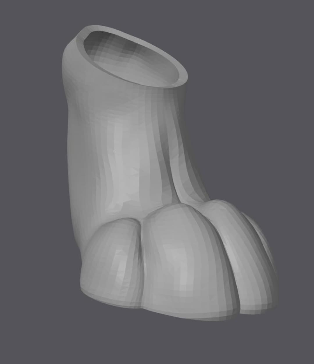 Digitigrade Feetpaws 3D Print File (STL) - Etsy