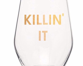 20 oz Jumbo Wine Glass Funny Good Night Great Night What Night?