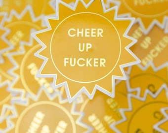 Cheer Up Fucker - Vinyl Sticker