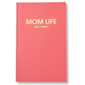 Mom Life (elle est fatiguée) - Flamant rose Carnet cartonné