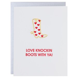 Love Knockin' Boots With Ya - Carte typographique avec trombone