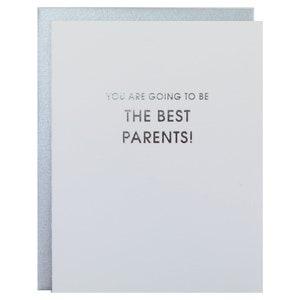 Vous allez être les meilleurs parents - Carte typographique