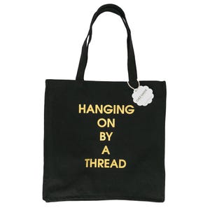 Je ne tiens qu'à un fil - Sac fourre-tout surdimensionné