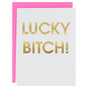 Lucky Bitch - Carte typographique