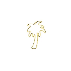 Palm Tree - 25 Gold Paperclips