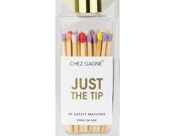 Just the Tip - Glass Bottle Safety Matches