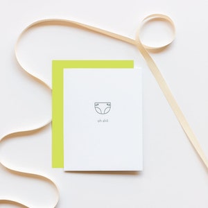 Oh Shit Diaper - Carte typographique