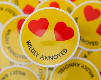 Wildly Annoyed- Vinyl Sticker