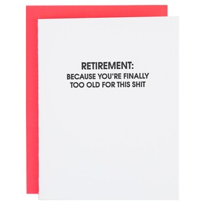 Retraite : parce que vous êtes enfin trop vieux pour cette merde. - Carte typographique