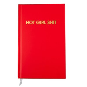 Hot Girl Shit - Rouge feu Carnet cartonné