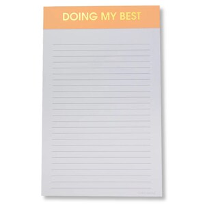 Faire de mon mieux - Bloc-notes ligné