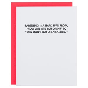 Parenting Hard Turn - Carte typographique