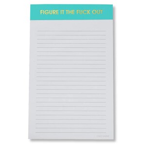 Figure It The Fuck Out - Bloc-notes ligné