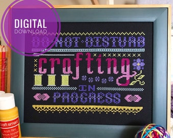 Crafting In Progress pattern download