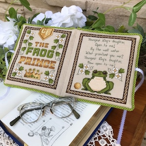 El gráfico del libro de cuentos del Príncipe Rana, Stitching Book Club