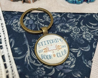 Stitching Book Club Keychain