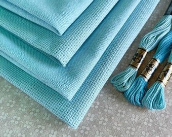 Musketeer Blue Needlework Fabric