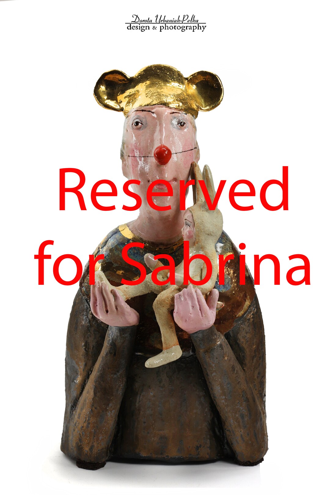 Reserved for Sabrina A Ballad for a Little Rabbit ceramic Sculpture ...