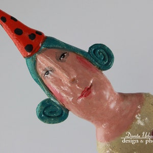 MAX JO with a porcelain flower  - &quot;Fingers&quot; - characters from the &quot;Parallel world&quot; collection.  -