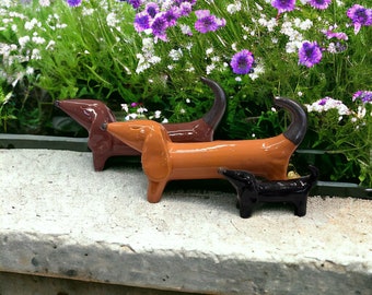 Ceramic dachshund