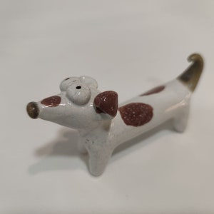 Miniature Ceramic Dog - Etsy