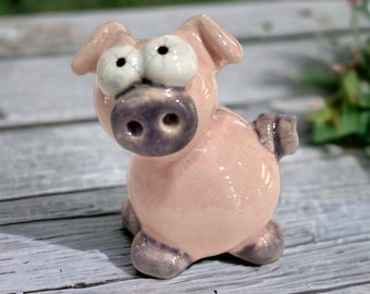 Figurine Pig XS in ceramic.