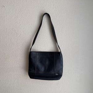 2000s Vintage Leather Bag - Etsy