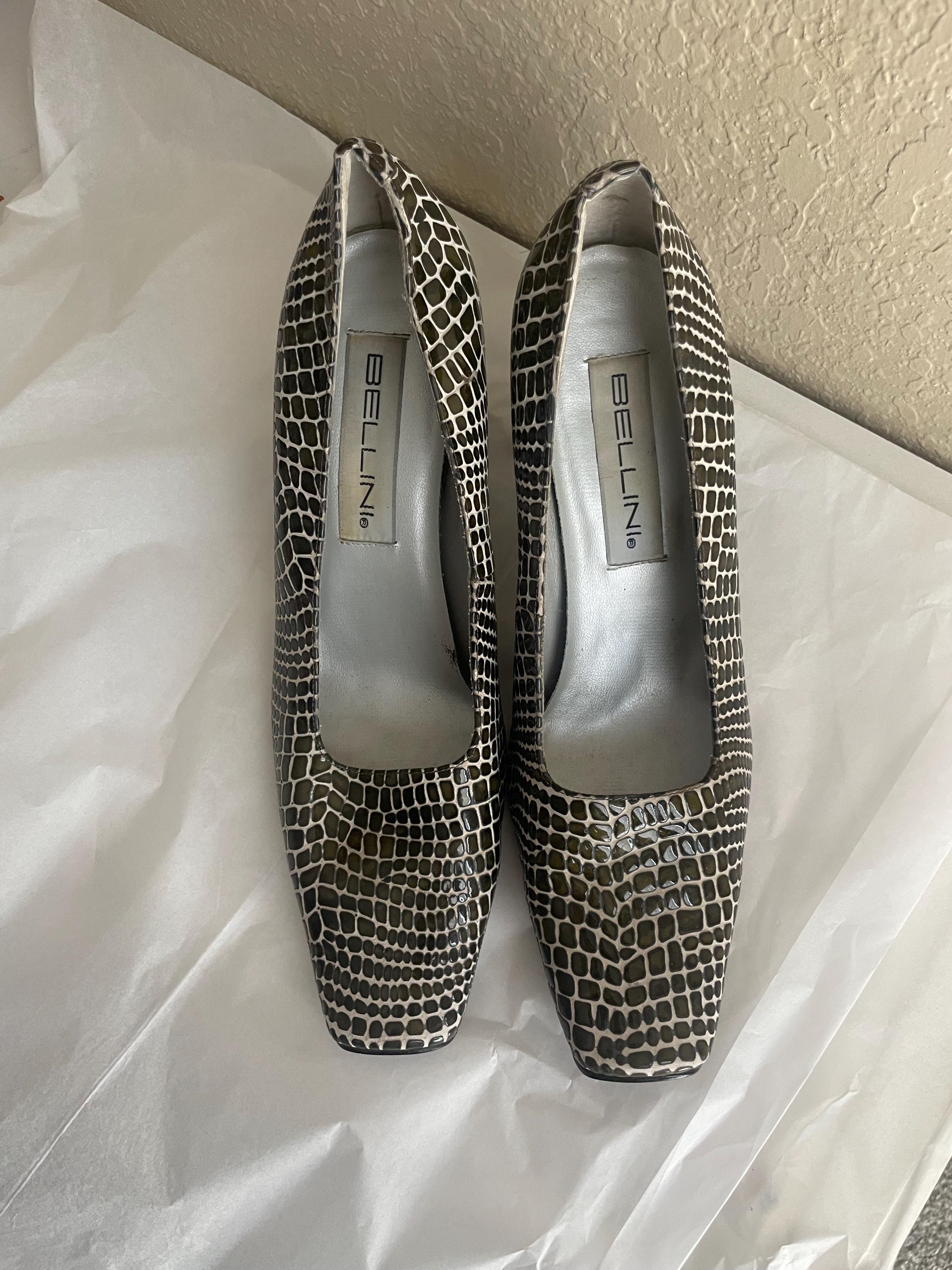 Snakeskin High Heels