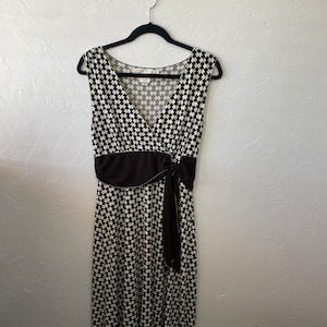 max studio black and white dress MAX STUDIO Knee Length Dress  eKlozet