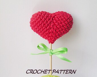 Prayer for Ukraine ,Crochet PATTERN,Amigurumi Hearts Pattern,crochet art,gift for mom,Tiny HEART in a pot,Valentine Decoration,Mother's day