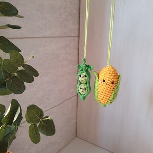 Baby gym Toys, corn kawaii, green peas, set 2 pc, rattles,Play Gym, Baby toy,Gift for baby, baby gym toys, veggies rattle, gum toys