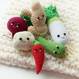 Crochet happy vegies,Rattle toys,  amigurumi soft toy,baby decor, kids gift, play Food Set, baby gym toy,Pretend play,toddler toys