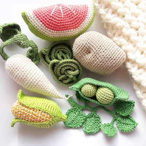 Nettle 1 pcs ,crochet,play food, pretend play, baby toy ,Waldorf toys,gift vegetarian ,Dietitians visual aid, national cuisine india image 7