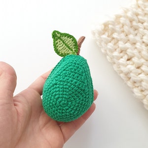 Crochet avocado soft toy, Crochet avocado, Crochet toy food, Play kitchen ,Pretendplay , soft toy, avocado baby toys ,Christmas gift ideas image 5