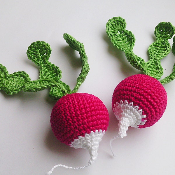 Crochet Radish Etsy